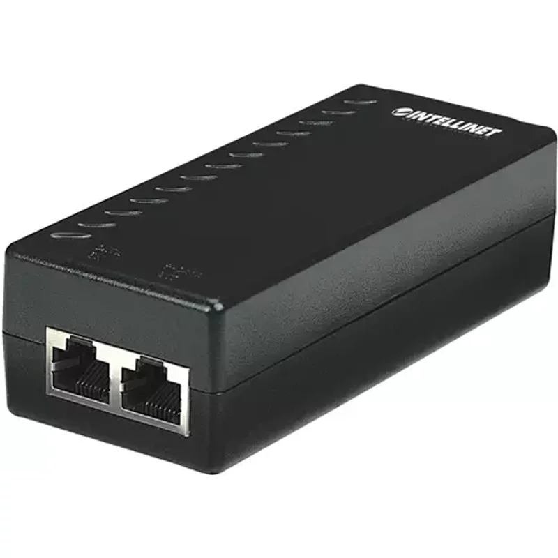Intellinet Power over Ethernet (PoE) Injector 1 Port 48 V DC IEEE 802.3af Compliant (UK Power Cord) Fast Ethernet 10100 Mbit/s IEEE 802.3 IEEE 802.3af IEEE 802.3u Cat5 Over voltage Overload Short circuit 48 V