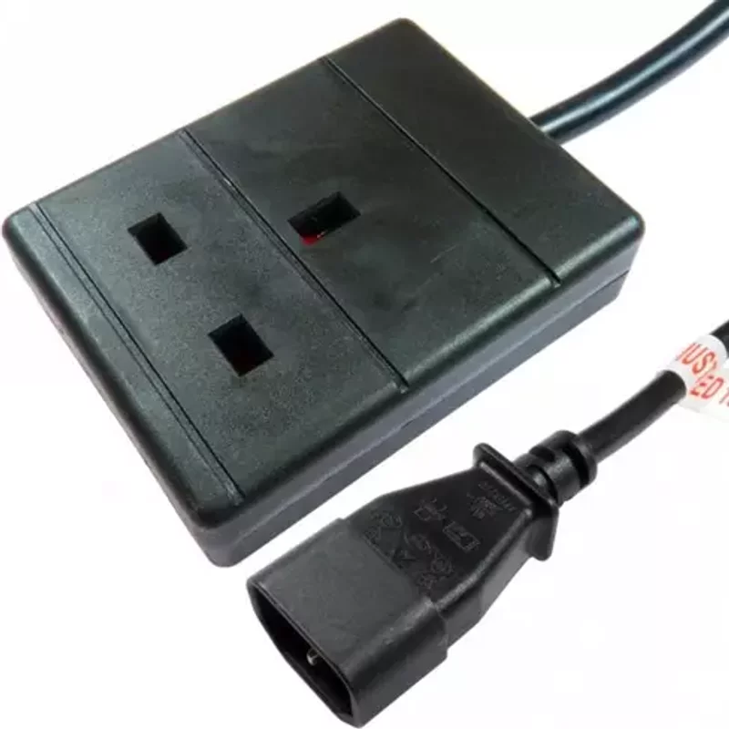 Cables Direct RB-001-1G power cable Black 0.5 m IEC C14 Power plug type B