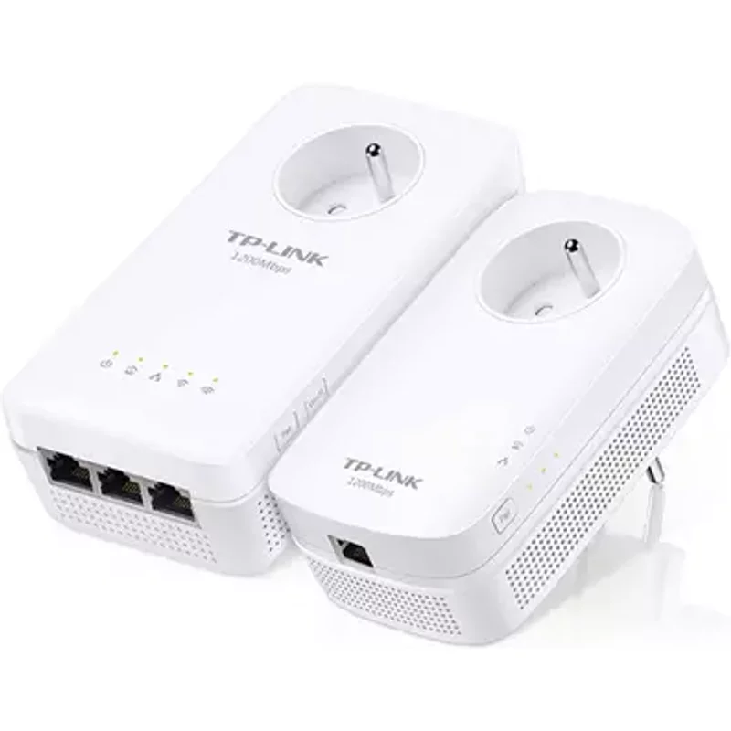 TP-Link AV1300 3-Port Gigabit Passthrough Powerline Starter Kit