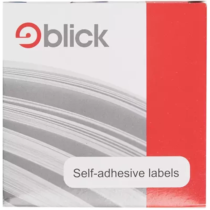 Blick Labels Dispenser Pack Circles White D19 19mm (Pack 1400 Labels) - RS005551