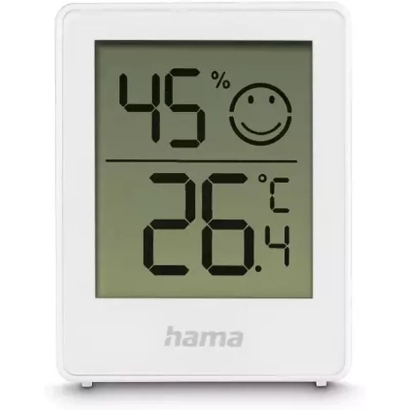 Hama Baros Thermometer and Hygrometer Digital For Indoors Set of 2 white