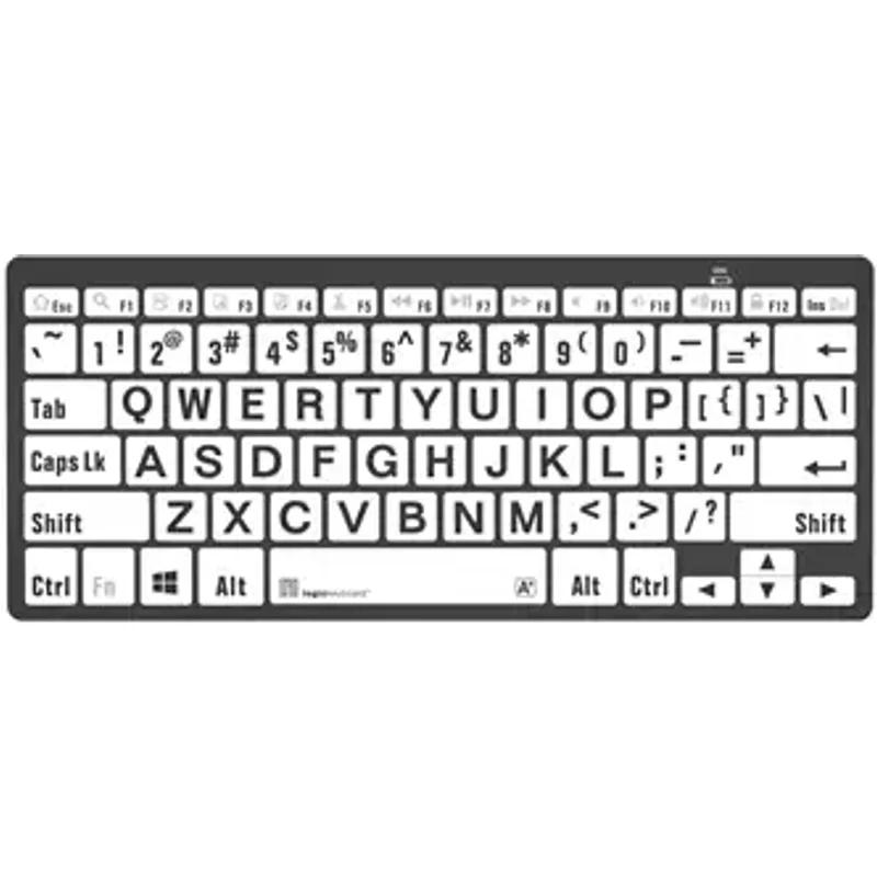 Logickeyboard LKB-LPBW-BTPC-UK keyboard Home Bluetooth QWERTY English Black White