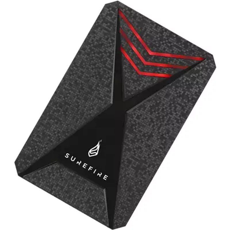 SureFire Bunker Gaming SSD USB 3.2 Gen 1 1TB Black 25+ Games 53684
