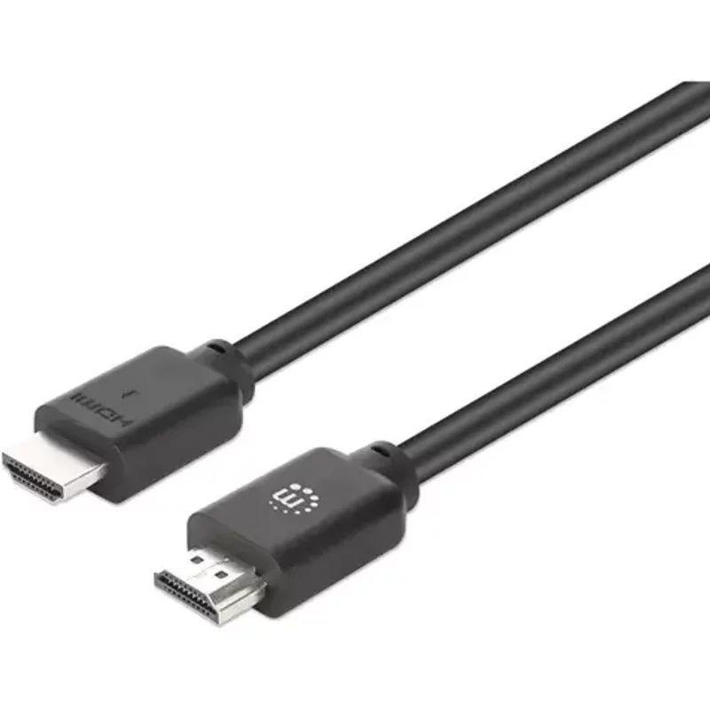 Manhattan HDMI 4K@60Hz Cable with Ethernet 7.5m Suitable for ALL 4K & 1080p/HD uses - when upgrading now or have it ready for when you need it Male to Male Black Ultra HD 4k x 2k Lifetime Warranty Premium High Speed