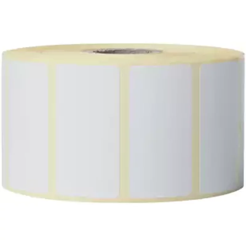 Brother BDE-1J026051-102 printer label White Self-adhesive printer label
