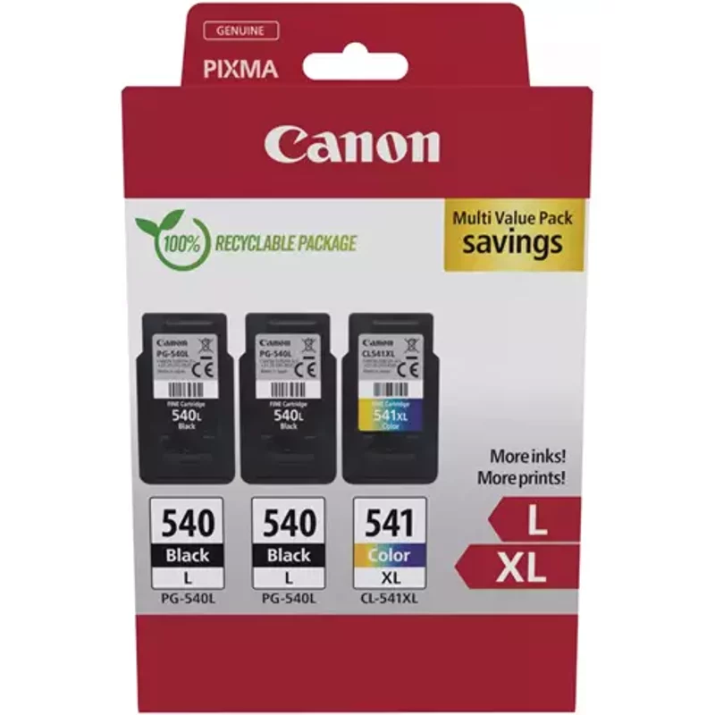 Canon 5224B017. Supply type: Multi pack Printing colours: Black Cyan Magenta Yellow Quantity per pack: 2 pc(s)