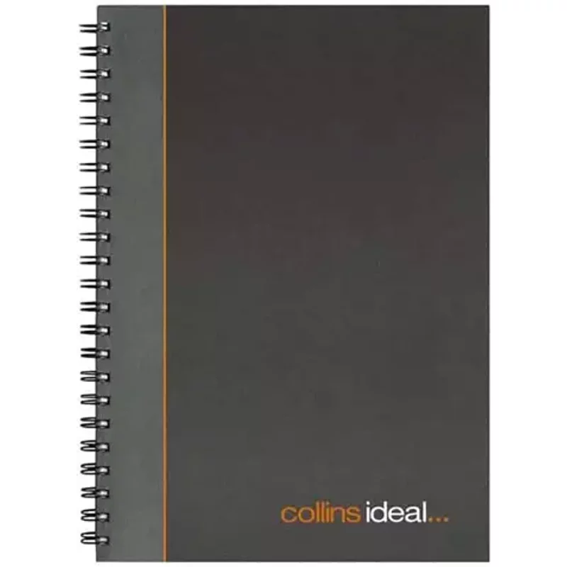 Collins Ideal Manuscript Book Wirebound A5 Ruled 192 Pages 468W