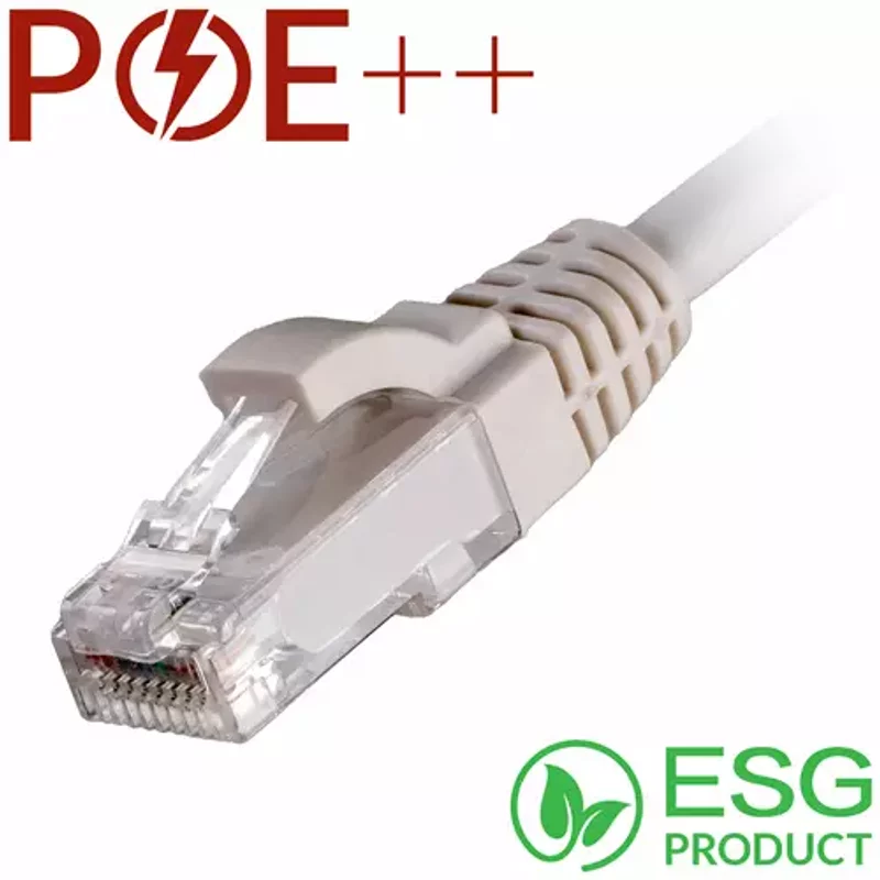 Cablenet 1.5m Cat6 RJ45 White U/UTP LSOH 24AWG Snagless Booted Patch Lead (PK 100)