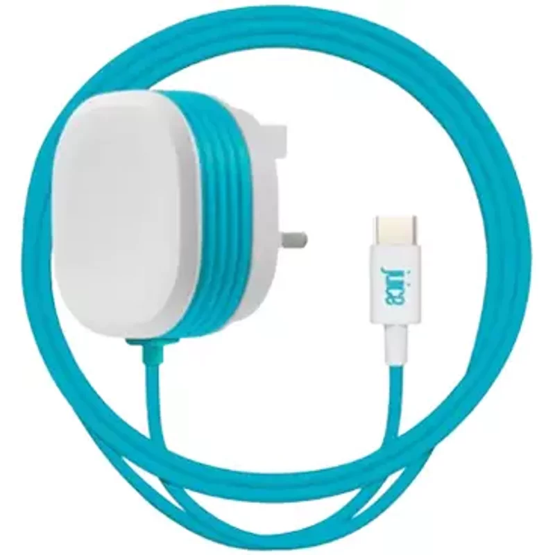 Juice JUI-MAINS-TYPEC-25W-ECO mobile device charger Gaming controller, Portable gaming console, Smartphone, Tablet Blue, White AC Fast charging Indoor