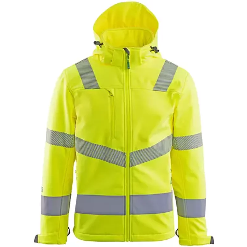 Arco Responsible Mens Yellow Hi-Vis Softshell Jacket M