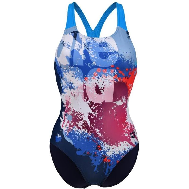 Women's 1-piece swimsuit Arena Waves Breaking