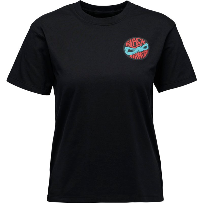 Women's T-shirt Black Diamond Rope Badge