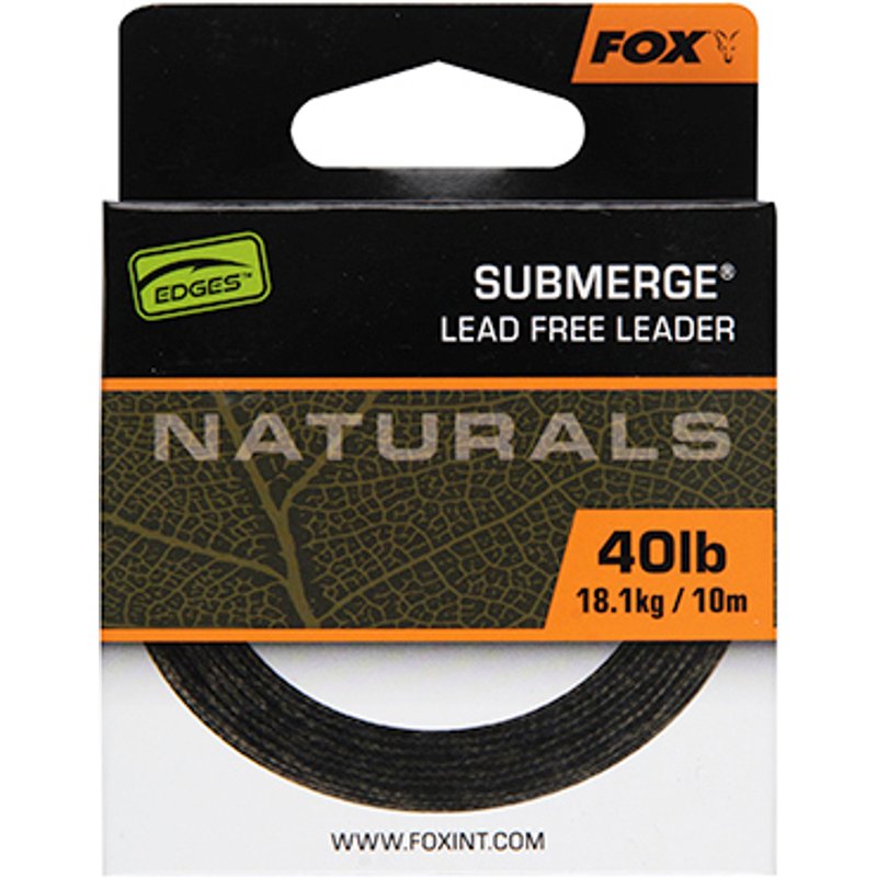 Braids Fox Naturals Submerge Leader 10 m/40lb/18,1 kg
