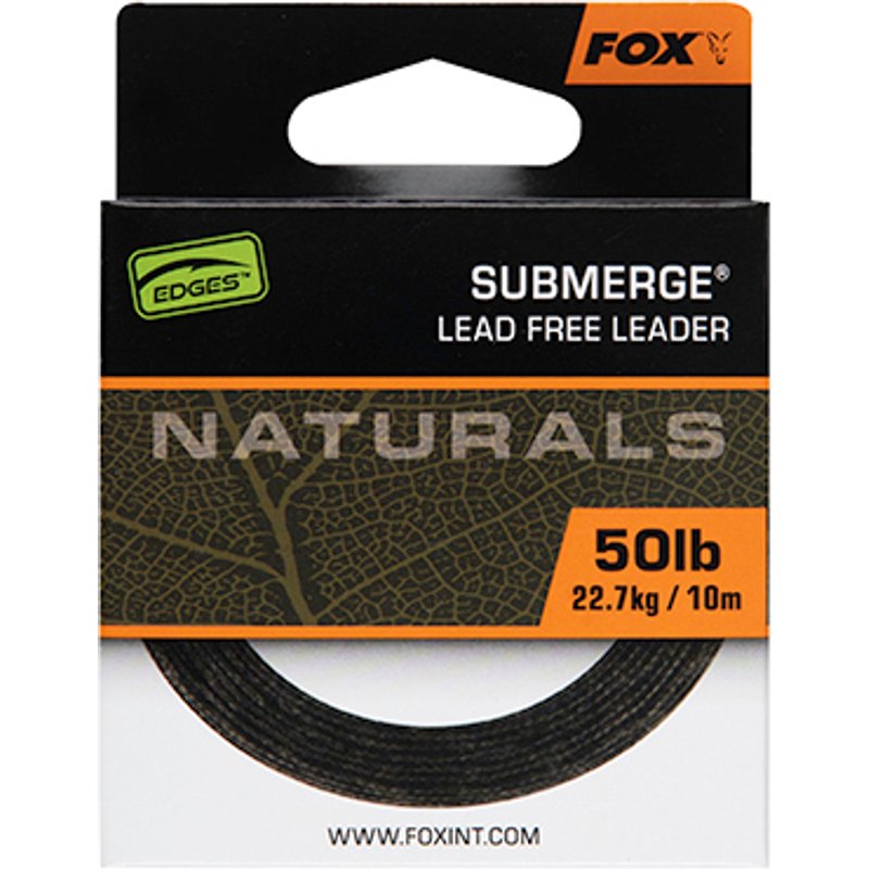 Braids Fox Naturals Submerge Leader 10 m/50lb/22,7 kg
