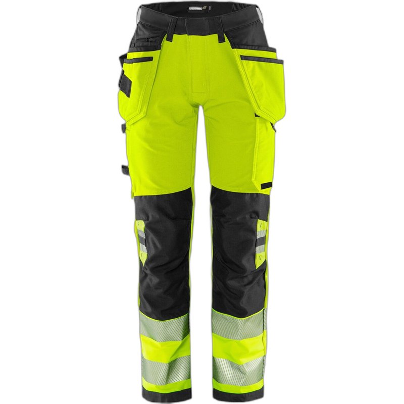 Women's Class 2 High-Visibility Work Trousers Fristads Outdoor 2664 GSTP