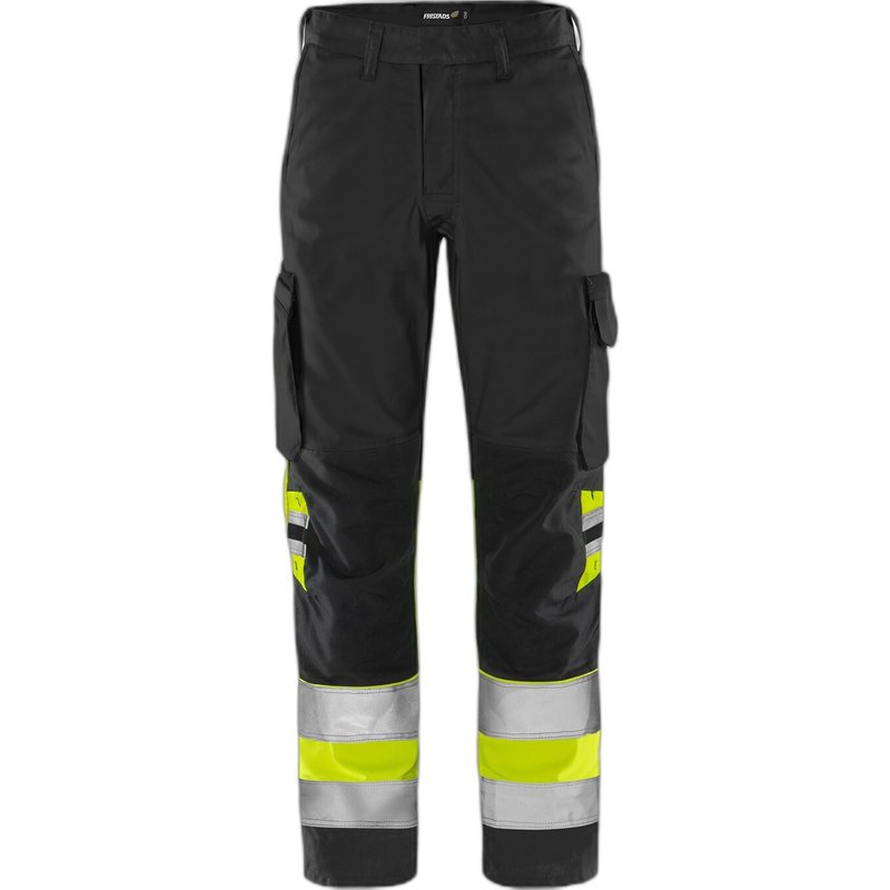 High visibility work trousers class 1 Fristads Green 2668 GPLU