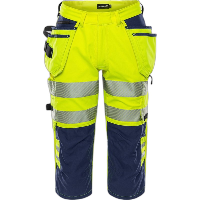 High-visibility 3/4 work trousers class 2 Fristads 2666 GSTP