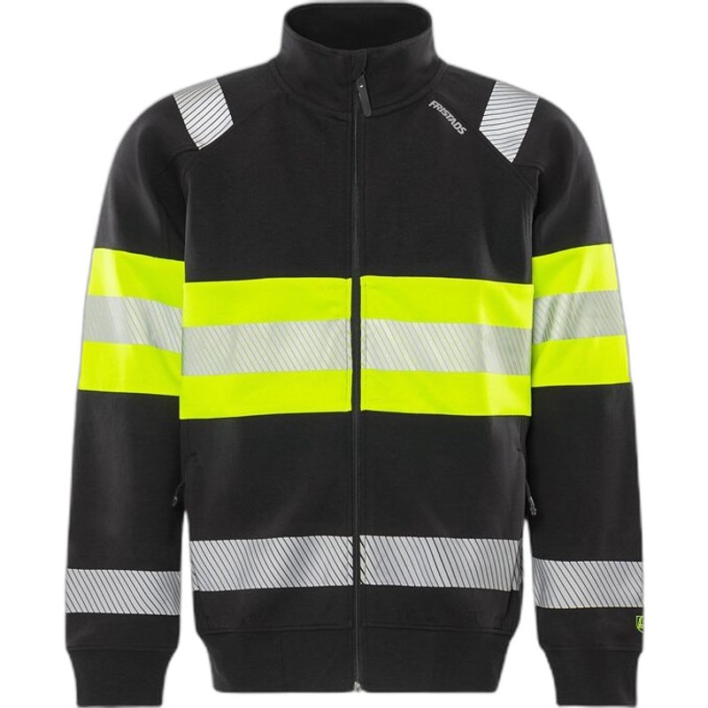 High visibility zip-up tracksuit jacket Fristads 7531 GKC