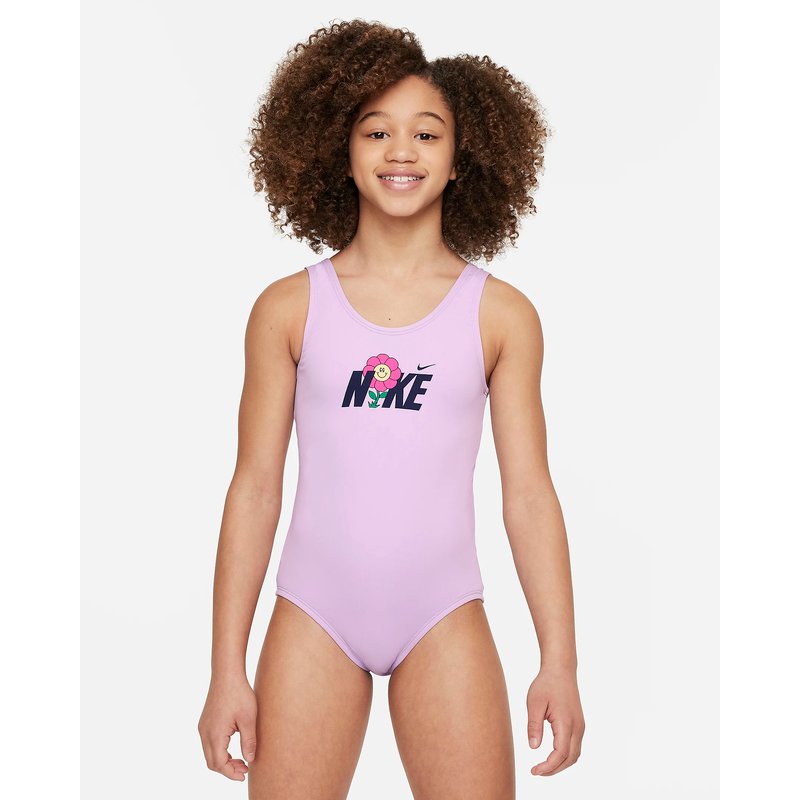 One-piece swimsuit for girls Nike Multi Logo