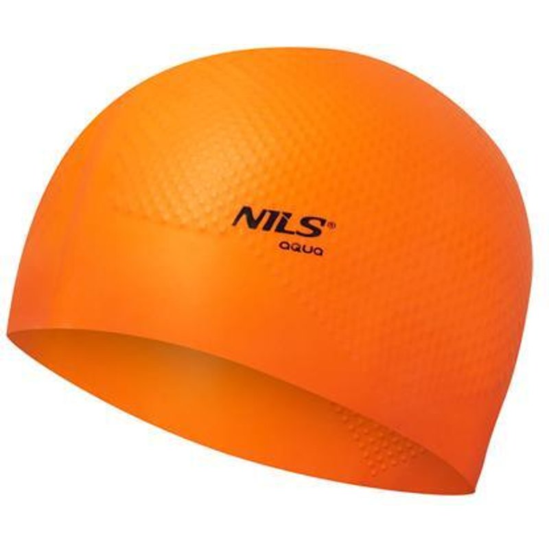 Silicone swimming cap with weights NILS Aqua NQC Aqua