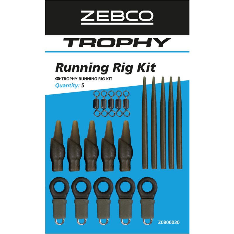 Toolset Zebco Trophy Running Rig (x5)