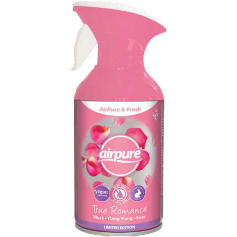 Airpure & Fresh True Romance Air Freshener Spray – 250ml