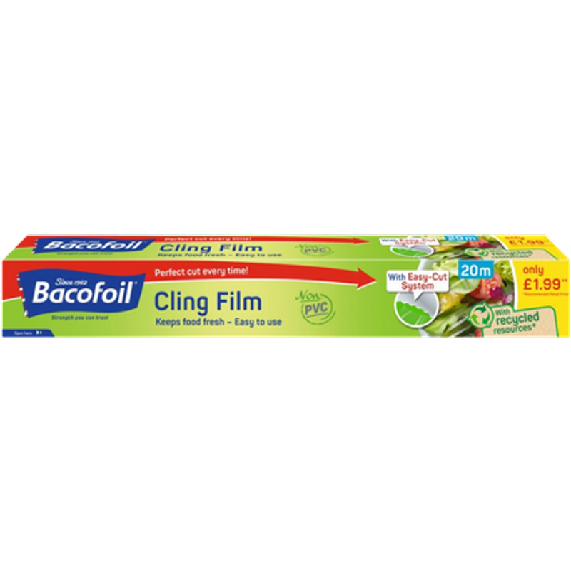 Bacofoil Non-PVC Husholdningsfilm - 325 mm x 20 m