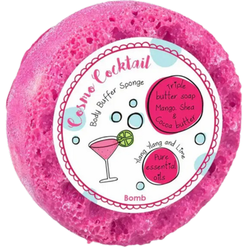 Bomb Cosmetics Cosmo Cocktail Body Buffer Sæbesvamp