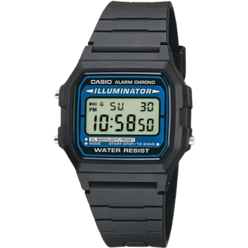 Casio Classic Illuminator F-105W-1AWYEF Orologio Digitale - Nero