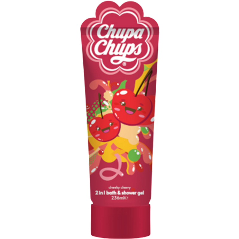 Chupa Chups 2-in-1 Cheeky Cherry Bath & Shower Gel – 236ml