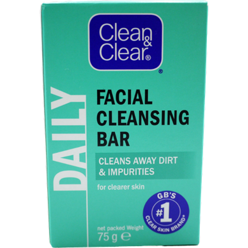 Clean & Clear Daglig Ansigtsrens Bar - 75 g