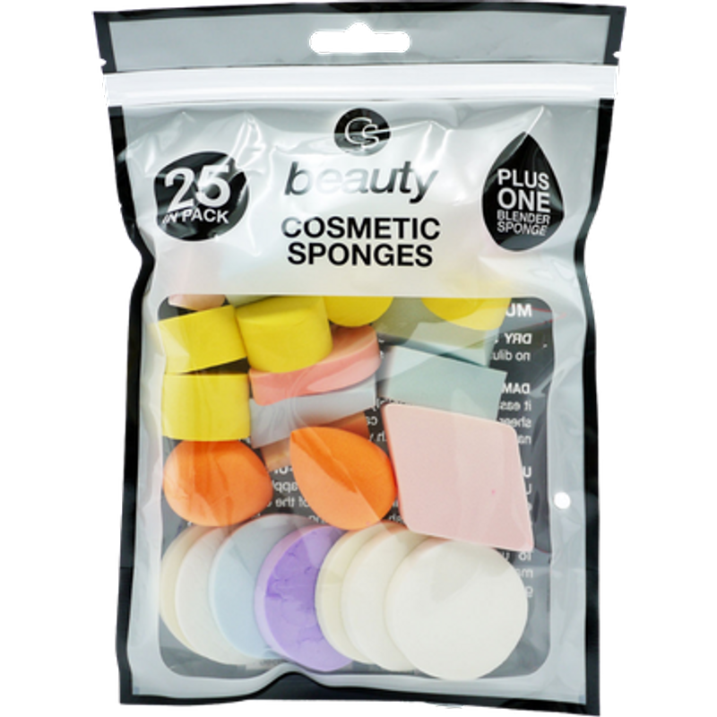 CS Beauty Spugnette per il trucco - 25 pezzi