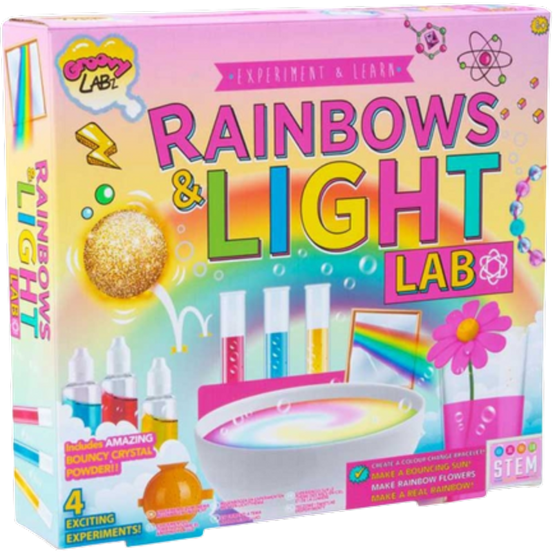 Groovy Labz Experiment & Learn Rainbows Light Lab