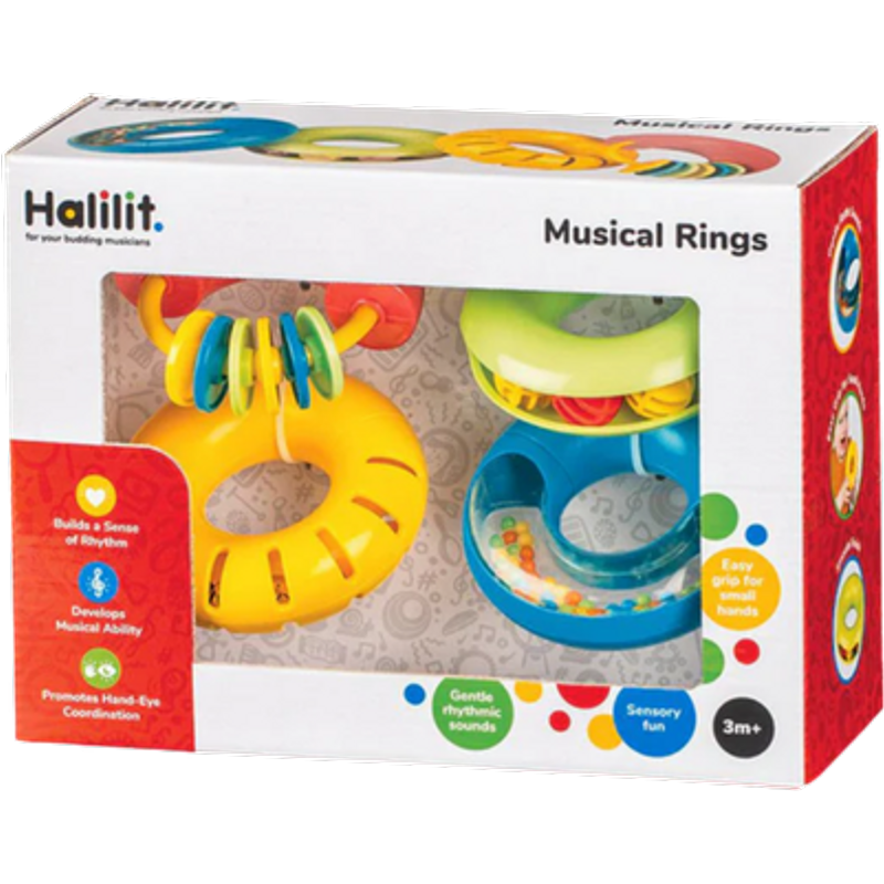 Halilit Musikringe Baby Rangle Sæt