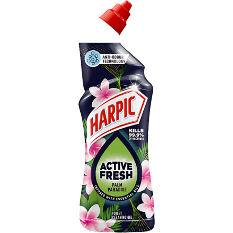 Harpic Active Fresh Palm Paradise Toiletrens - 750ml