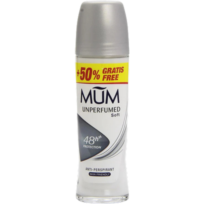Mum Unperfumed 48H Anti-Perspirant Deodorant Roll-On – 75 ml
