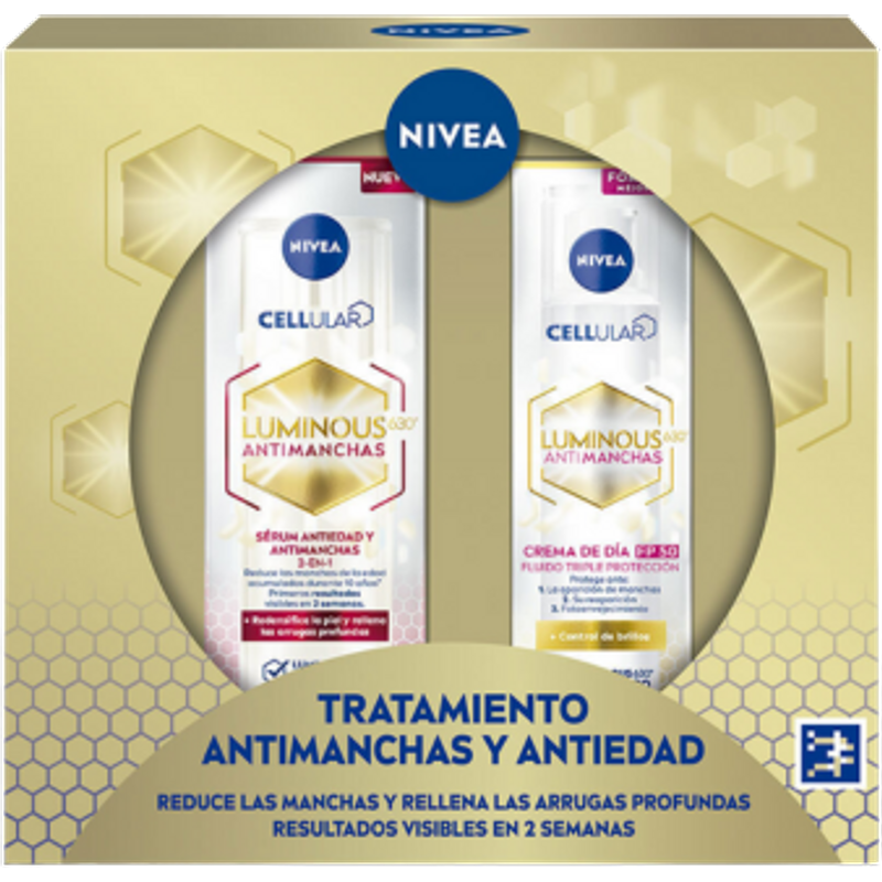 Nivea Cellular Luminous 630° Anti-Stain & Anti-Aging Set - 2 Pieces
