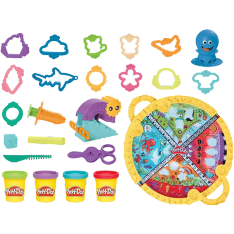 Set da gioco portatile Play-Doh Fold & Go