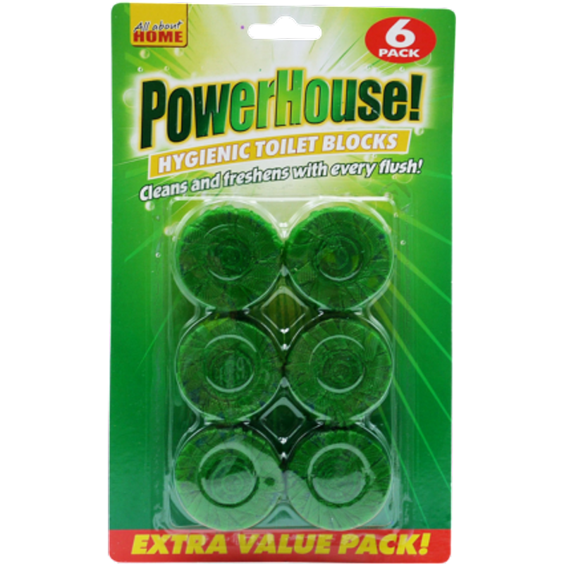 PowerHouse Hygiejniske Toiletblokke – 6 stk