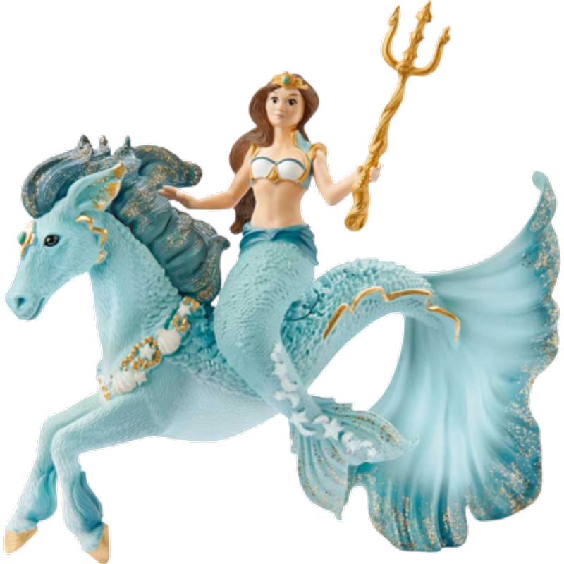 Schleich Havfrue Eyela på Undervandshest Figur – 70594