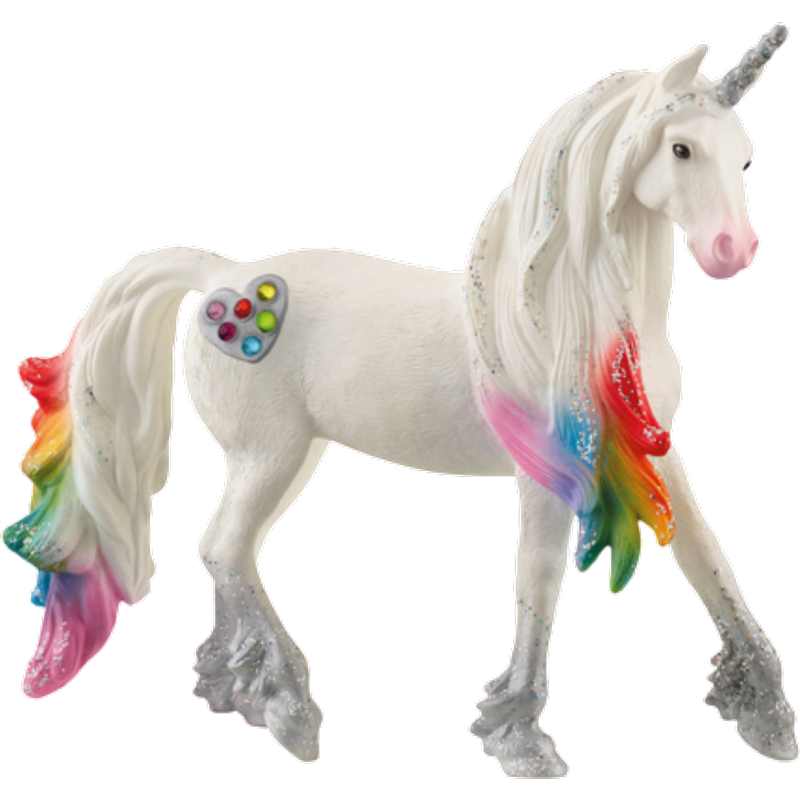 Schleich Rainbow Love Enhjørning Hingst Hest Figur