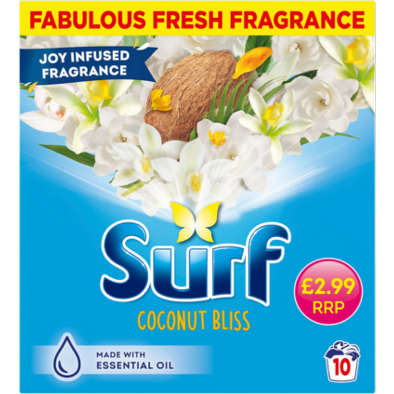 Surf Coconut Bliss Vaskepulver - 500g