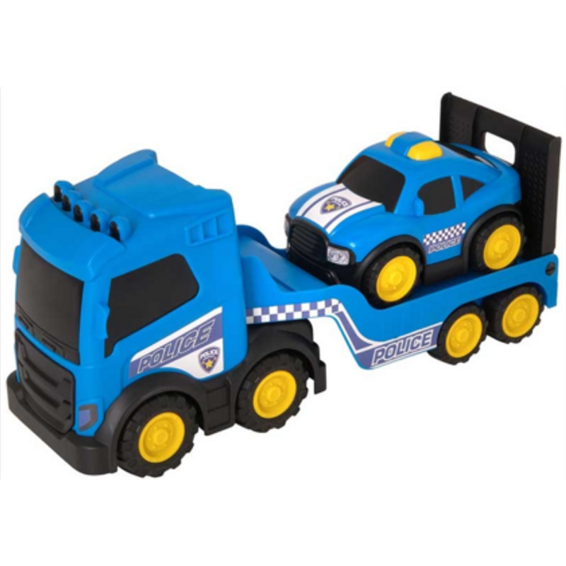 Teamsterz Chunky Trucks Politi Mega Transporter med Bil