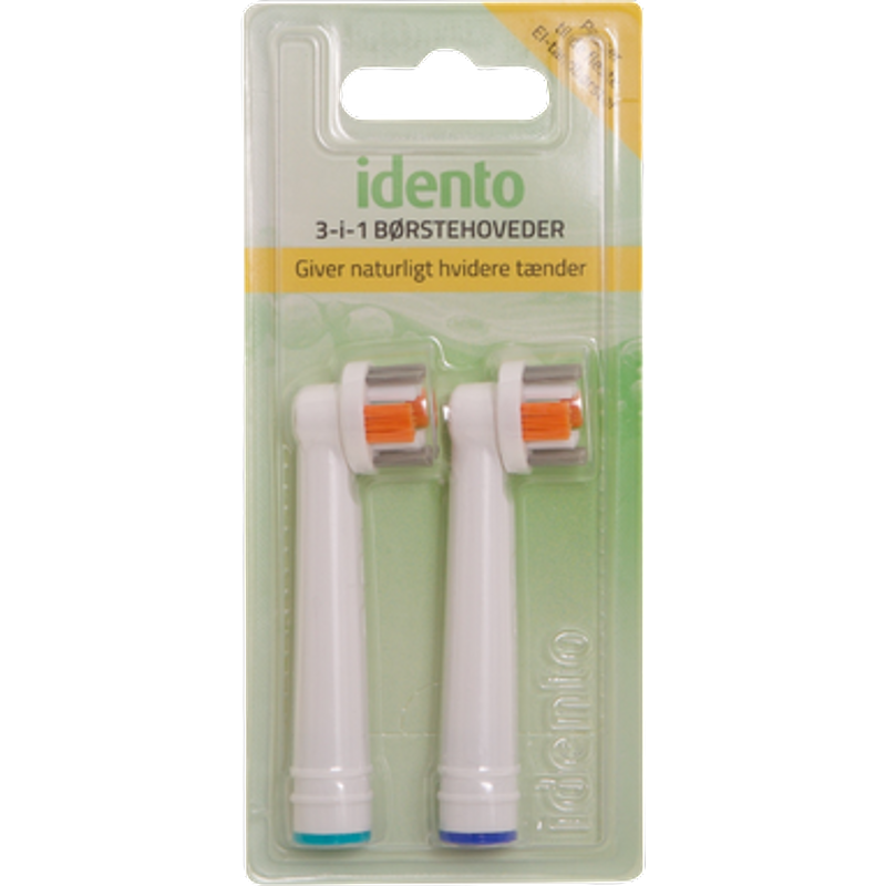 Idento 3-i-1 Børstehoved - 2 stk