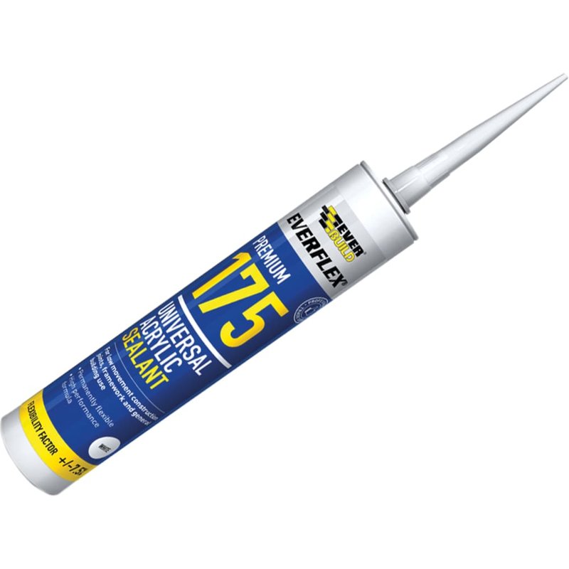 Everbuild Sika 175 Universal Acrylic Sealant Brown 310ml 489426