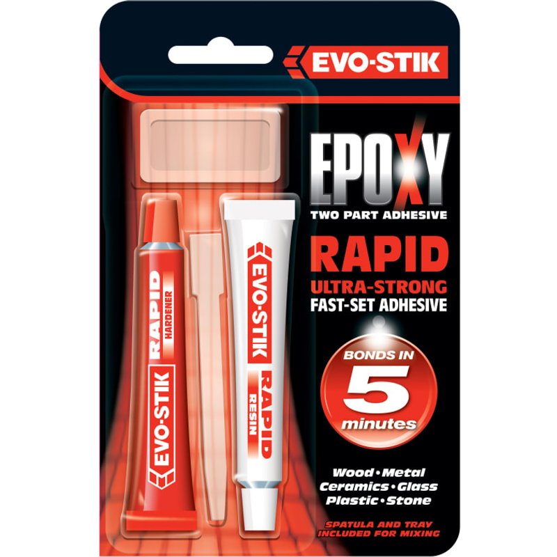 EVO-STIK Epoxy Rapid (5 Min.) 2 x 15ml Tubes 30613667