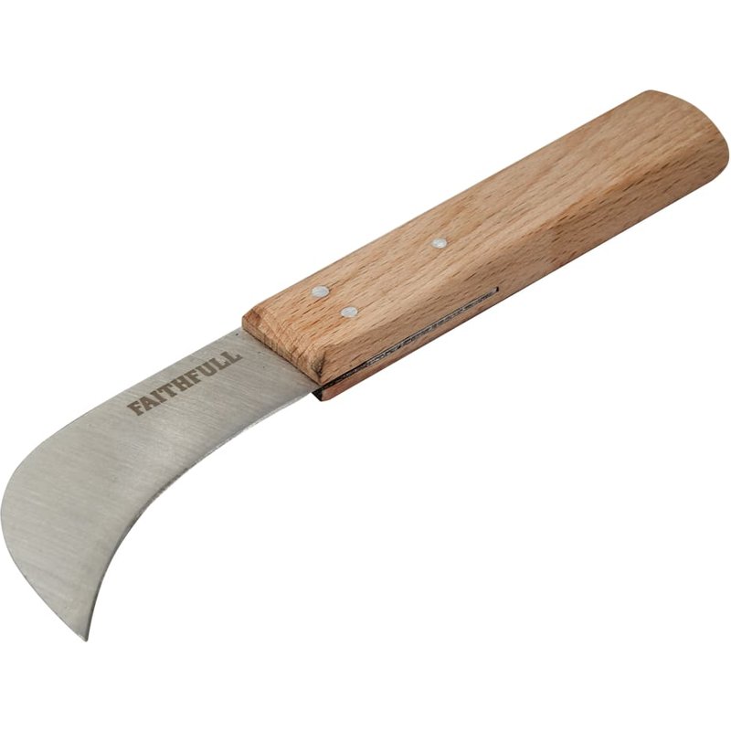 Faithfull FSC Beech Lino Knife 75mm (3in) FAIKLINOF