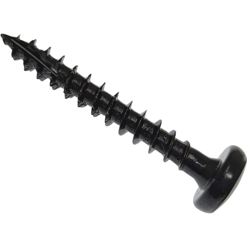ForgeFix Spectreâ„¢ PZ Compatible Wood Screw Pan Black 3.5 x 16mm Box 200 SPEPH3516BL