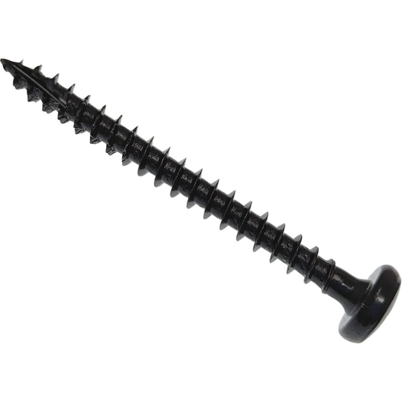 ForgeFix Spectreâ„¢ PZ Compatible Wood Screw Pan Black 5.0 x 40mm Box 200 SPEPH540BL