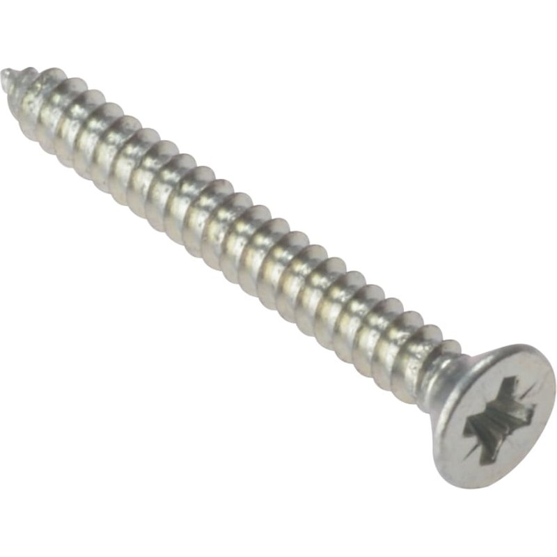 ForgeFix Self-Tapping Screw Pozi Compatible CSK ZP 1in x 8 Box 200 STCSK18ZP
